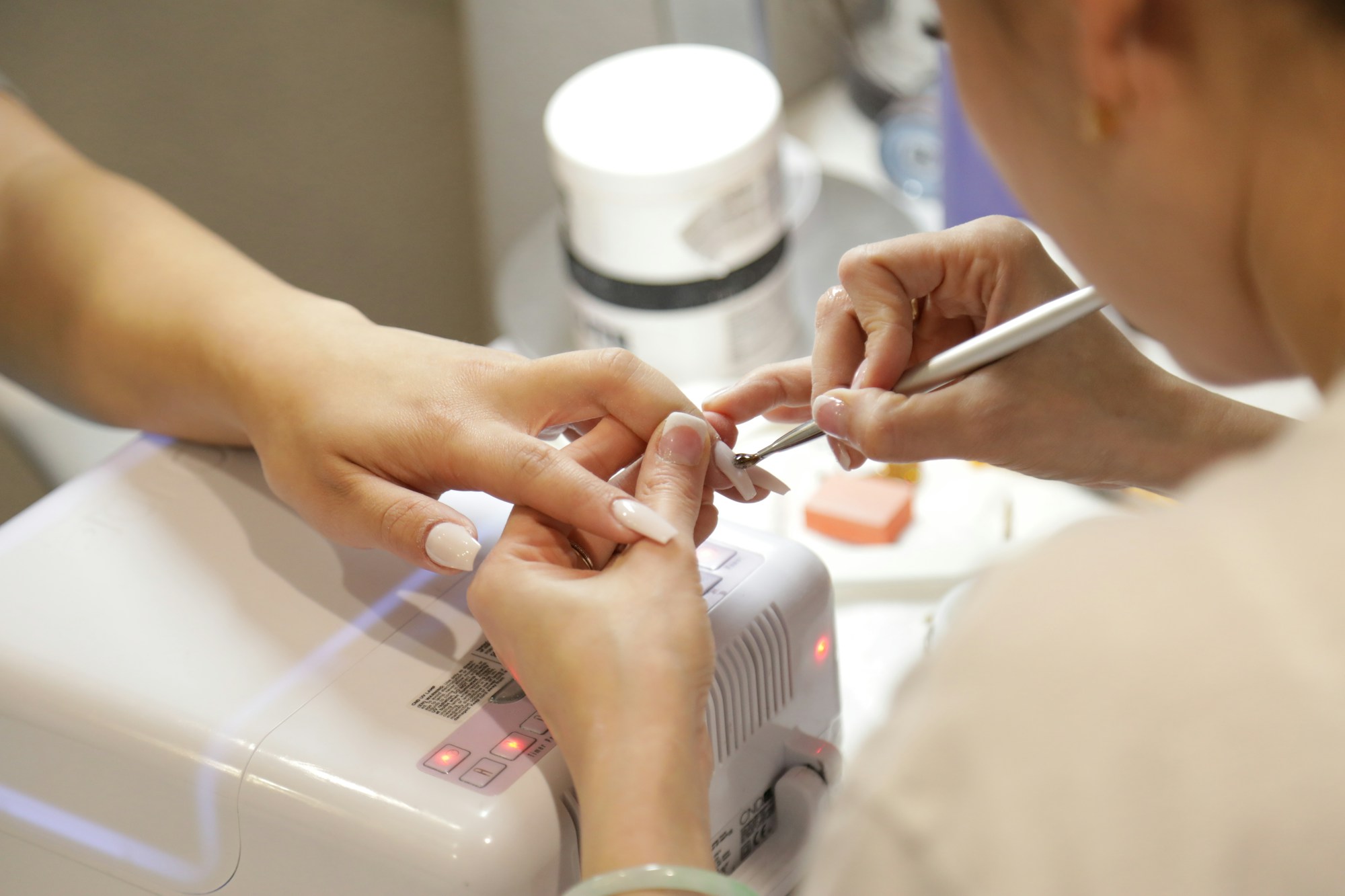 Careful attention to nail detail — editorial treatment photography